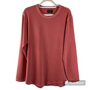 NWT Goodlife Sun-Faded Micro Terry Long Sleeve Crew Shirt